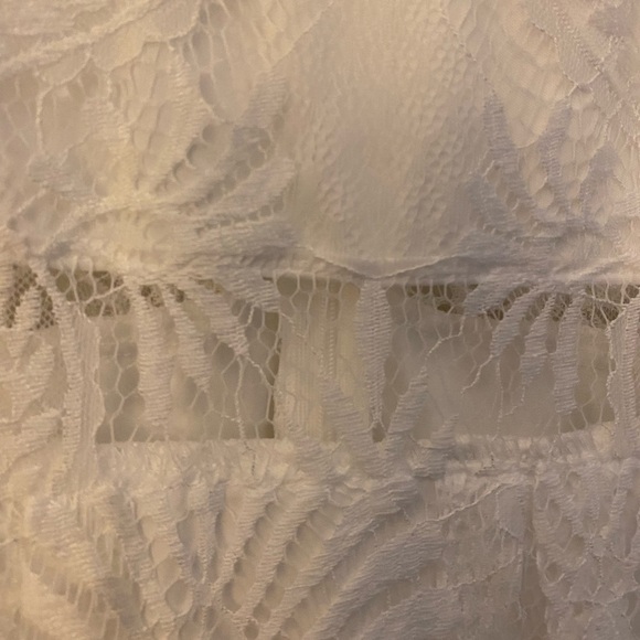 SHEIN Eilly Bazar white lace dress size large - Picture 3 of 5
